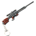 Custom oem logo gun shape gift zinc alloy keychain